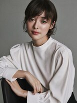 キヴィ(kivi)&nbsp;大人可愛い小顔ショート オーガニックカラー×白髪ぼかし