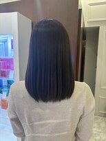 パーマ落としラボ アピッシュ 銀座(apish)&nbsp;パーマ落としパーマなおしストレートヘアミディアムフルカラー