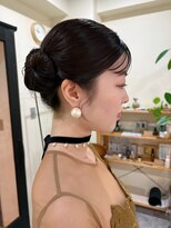 イオ(io)&nbsp;#ヘアセット#ツインアレンジ#タイトアレンジ#結婚式ヘアセット