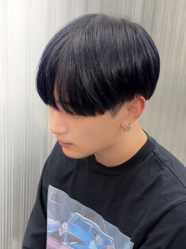 エルマーク 本山(L-MARK) マッシュヘア/黒髪/メンズカット/men's/フェザーパーマ