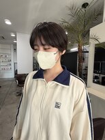 プラスディー(+D)&nbsp;ダークパープル/ナチュラルショート/ミルクブラウン/夏/橿原