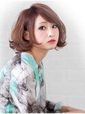 【MODE K's厚木】ミニマムボブ×巻き髪モード×透け感3Dカラー