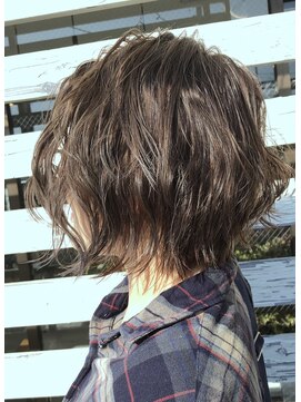ルーミス バズヘアー(Loomis Buzzhair) パープルグレーショート