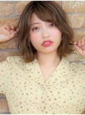 外ハネ☆色気のある小顔カット