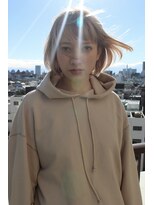 ビビト(bibito) bibito 丸みショートボブ デザインカラー ことりベージュ