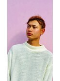こなれ感 ピンク系カラー男子