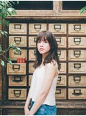 伸ばしかけセミロング