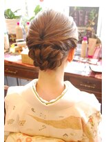 ベル(BELL)&nbsp;和風すぎない着物アップスタイル【BELL桜新町/用賀】