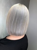 アンダーバーホワイトモデ 河内長野(_WHITE mode)&nbsp;プラチナシルバー　ケアブリーチ　千代田×河内長野