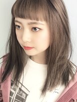 チェルシー 梅田(CHELSEA)&nbsp;【CHELSEA】オン眉×インナーカラー