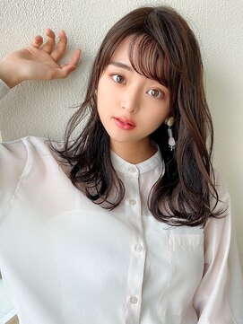 アフロート エル 錦糸町(AFLOAT L) 【ラルユー松宮】ラベージュ韓国シースルーバング髪質改善カット