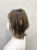 ロアヘアーコーディネート 京都駅前店(LoRE hair coordinate)&nbsp;LoRE☆レイヤーロブ×ナチュラルなミルクティーカラー