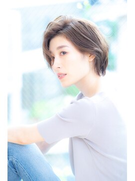 ユニックス アリオ亀有店(UNIX) ハンサムショート×フォギーベージュ