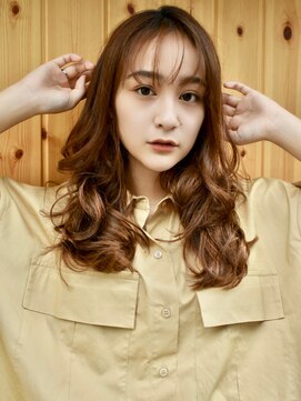 ブゾン(buZon) シースルーバング ×艶感立体ウェーブ