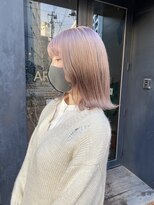 ヘアーデザイン アルエ(HAIR×design ARUE) 【YUGO】ミルクティーグレージュ