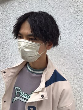 グラスヘアー 本店(Grass hair) センターパート×ツイスパ