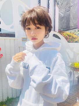 シエスタ(Siesta) siesta 京都☆耳掛けショート×モテベージュ