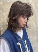 #ミディアムパーマ#チョコカラー#日比野未奈
