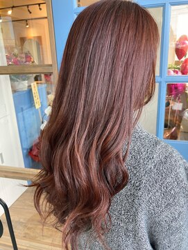 ドルチェ(dolce) オリエンタルピンク 大人可愛い ロングヘア 明石魚住美容室