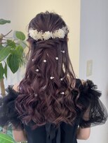 グランドール(Grandoll)&nbsp;卒業式セット/お姫様風ハーフアップ