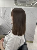 ドレスヘア/ショコラアッシュ/縮毛矯正・ストレート