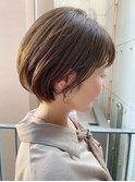【VIE/つばさ】カットが上手い◎大人可愛い丸みショート 50