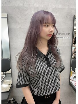 リリー(Lilley) (lilley内堀)韓国ヘア×ラベンダーグレージュ
