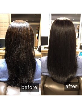 カミケンガレリア(kamiken. galleria) うねり広がり抑える髪質改善ストレート美髪【カミケンガレリア】