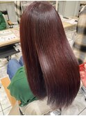 【平林鼓】大人気！髪質改善とボルドーカラーで流行カラーに！