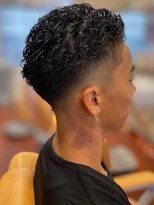 スカイ 亀戸店 (sky)&nbsp;ハイライト/マッシュパーマ/アッシュブラック<理容室>[亀戸]