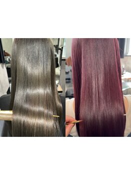 【京橋駅徒歩1分】[プレミアム酸性ストレート￥17900～]ダメージレスに自然なさらツヤストレートが叶う☆