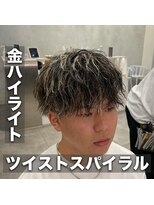 ルースト 西院店(ROOST)&nbsp;マッシュ/ツイストスパイラル/ハイライトカラー/メッシュ