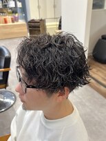 ジーニー 横浜(giinii)&nbsp;波巻きパーマ__メンズパーマ__アップバング__TEN TEN