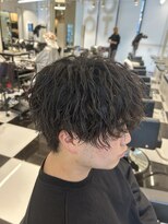 オーシャントーキョー(OCEAN TOKYO) ツイスパマッシュ(刈り上げツーブロック黒髪パーマ)