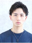 ゆるパーマアップバング