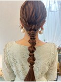 お呼ばれヘアセット
