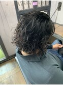 ワイルドロングパーマ♪