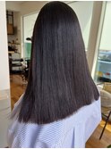 髪質改善ストレート/アッシュブラック