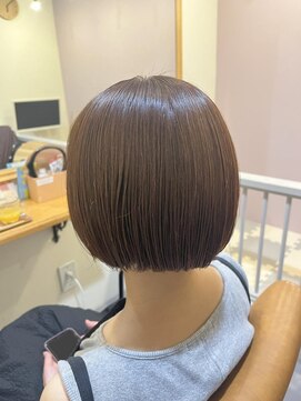 スーリール 伊都店(Sourire) ミニボブ ベージュ ピンクベージュ