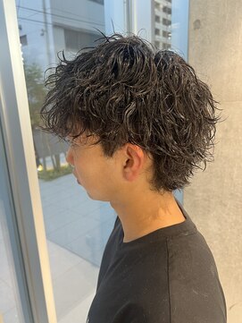 カケル(×.) マッシュウルフ×波巻きスパイラルパーマ