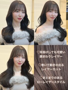グロー 大宮(GLROW) 人気！小顔カット 韓国ヘア ワンホンヘア 顔まわりカット 大宮