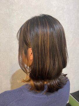 ウィスプ 赤羽店(wisp) 魅力を引き出すインナーカラーと大人のくびレイヤー#1