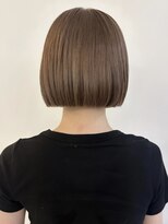 メゾンアクア 表参道(Maison ACQUA)&nbsp;☆ブリーチなしダブルカラー オリーブ オリーブベージュ ボブ