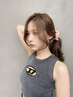 【結んでも可愛い顔まわり】カット+Lv4トリートメント￥8000