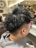【メンズショート パーマ】