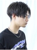 刈り上げセンターパート