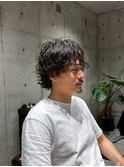 MEN'S/ミディアム×ラフパーマ/大人ヘア/メンズパーマ/色気ヘア