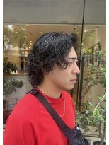 シアン 矢場町店(CYAN.)&nbsp;メンズミディアムツイストスパイラルパーマ