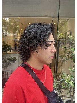 シアン 矢場町店(CYAN.) メンズミディアムツイストスパイラルパーマ