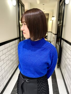 ビーハイブアヴェダ PARCO2店(BEHIVE AVEDA) 【ボブ/高橋駿】　切りっぱなしボブ/ショートボブ